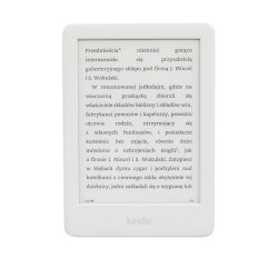 kindle 10 generacja z wbudowanym podświetleniem w kolorze białym