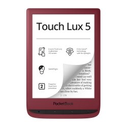 Czytnik ebooków PocketBook Touch Lux 5 (628) w kolorze bordowym