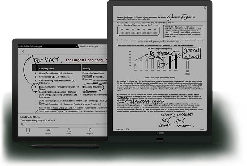 Onyx Boox Max Lumi - rozmiar A4