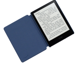 Oryginalne skórzane etui Kindle Paperwhite 5 (2021) Granatowe